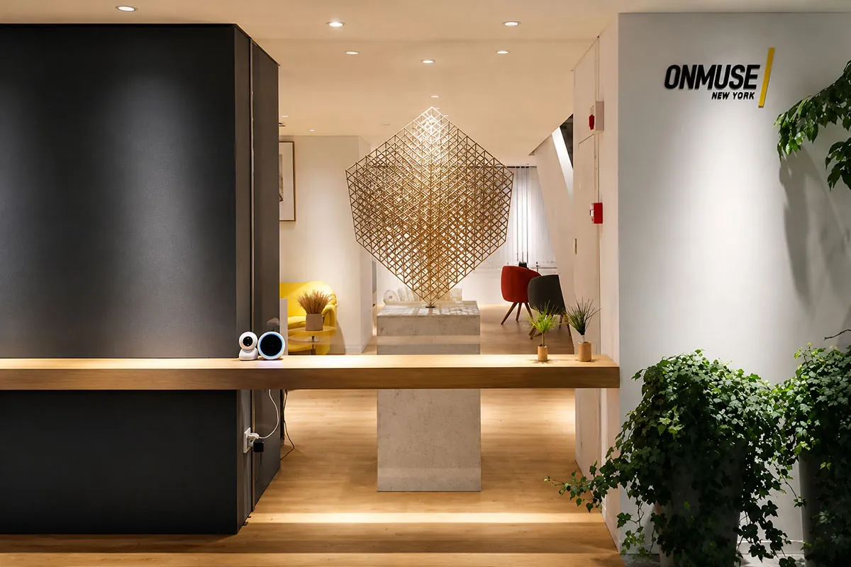 onmuse dealer showroom in south america