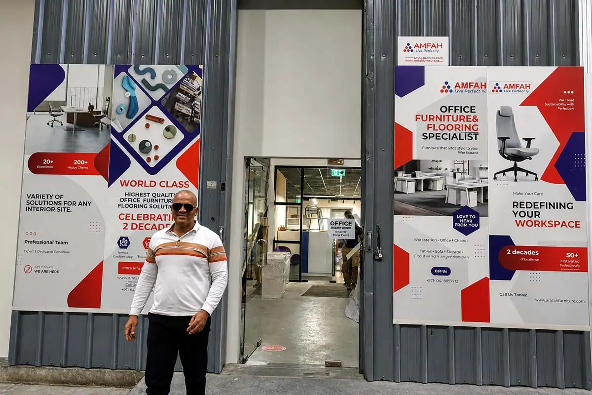 onmuse dealer showroom in the middle east