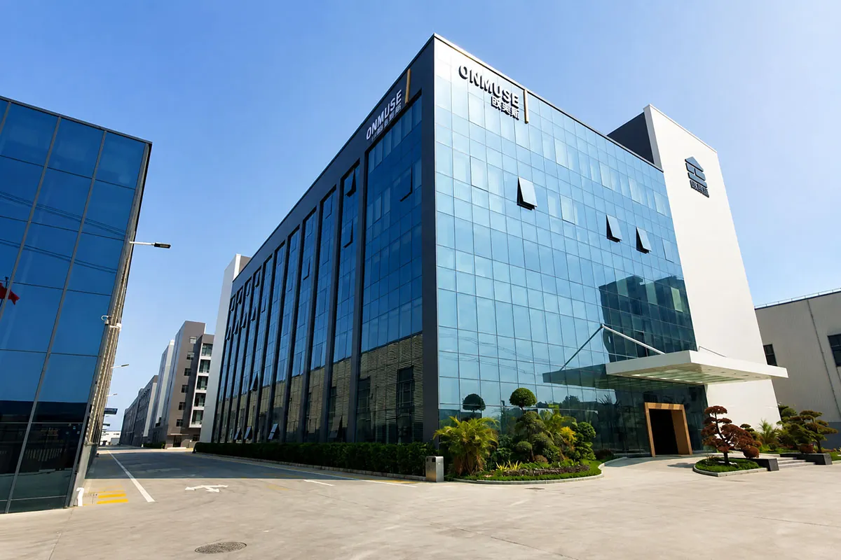 onmuse headquarters and manufacturing facility building