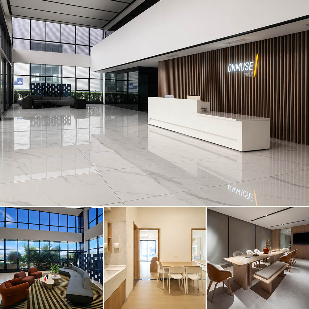 Onmuse multi-level showroom developed in 2022