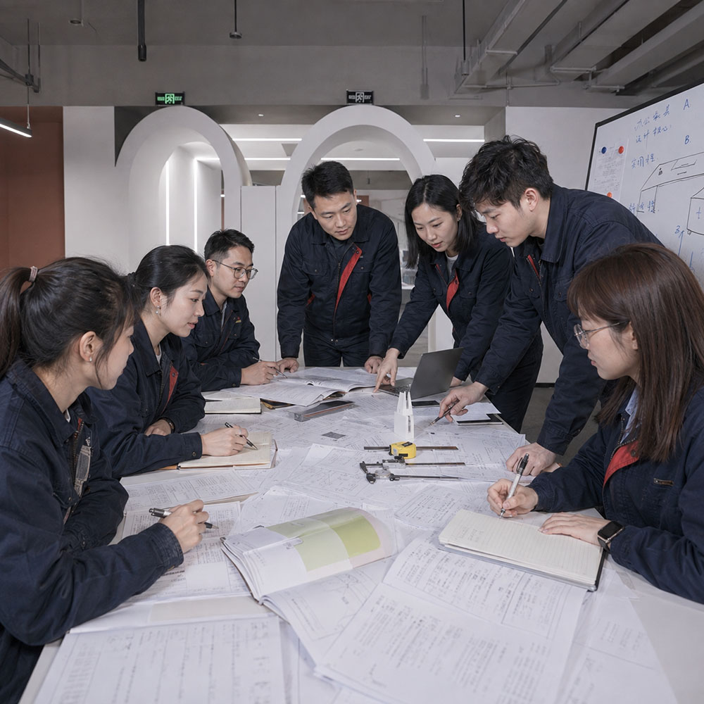 Onmuse product design and space planning team