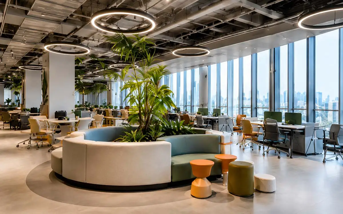 xpeng motors guangzhou workplace project with collaborative office areas