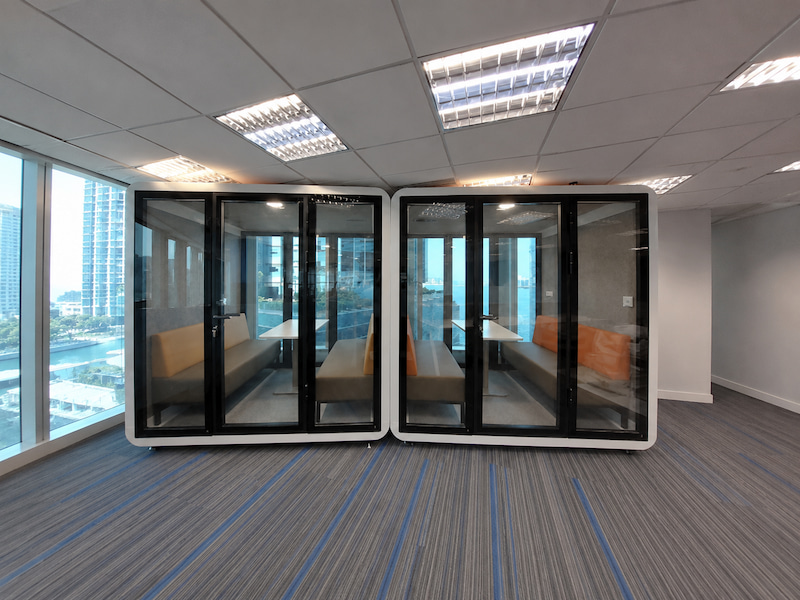 riyadh showroom booth installed area