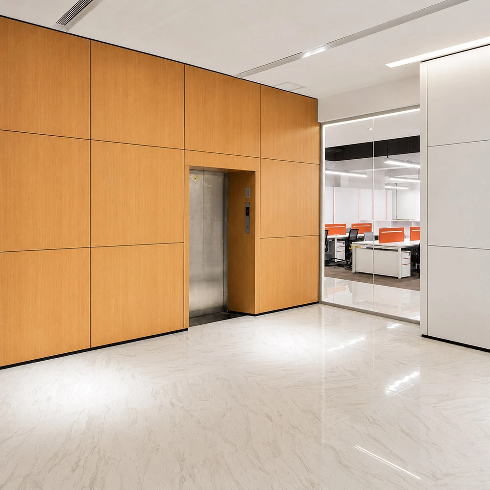 wall cladding finish example showing why complete wall performance requires separate review
