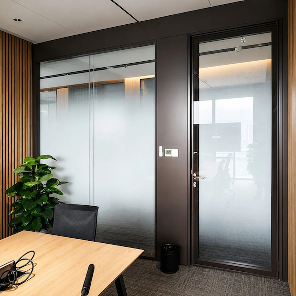 Full-Height Glass Partition Systems