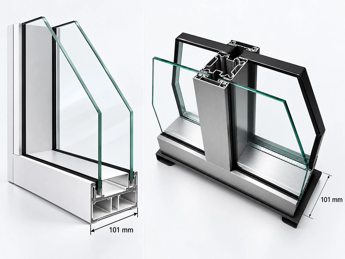 sg-100 glass wall configurations including single glass double glass and laminated glass