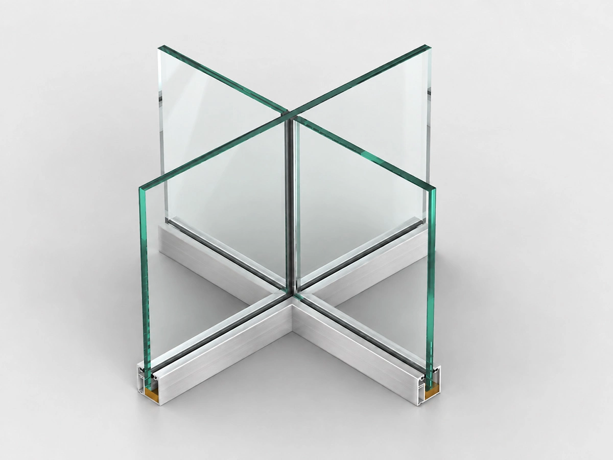 sg-40 cross junction glass partition layout