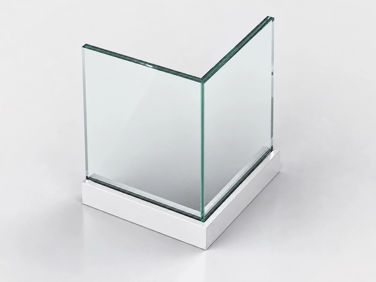 sg-40 l shaped corner glass partition layout
