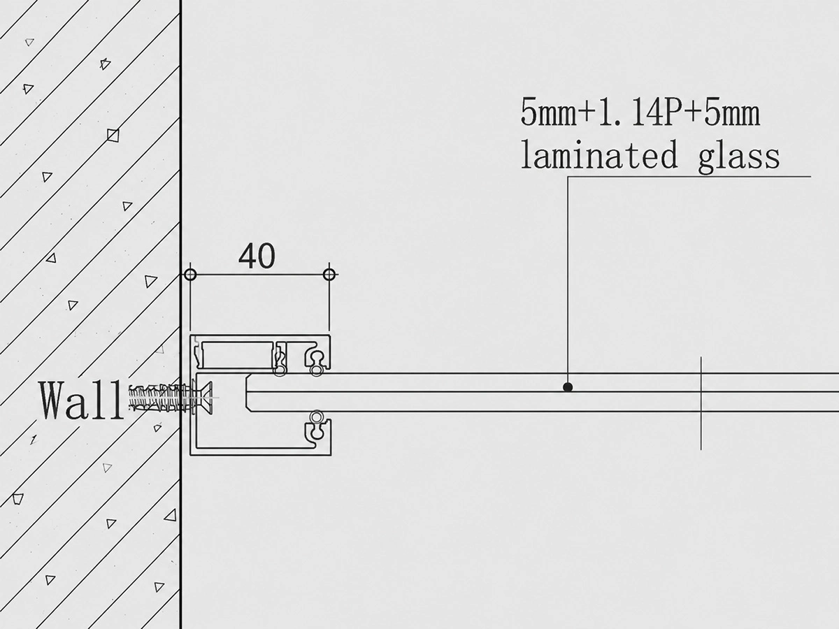 sg-40 side interface connection detail