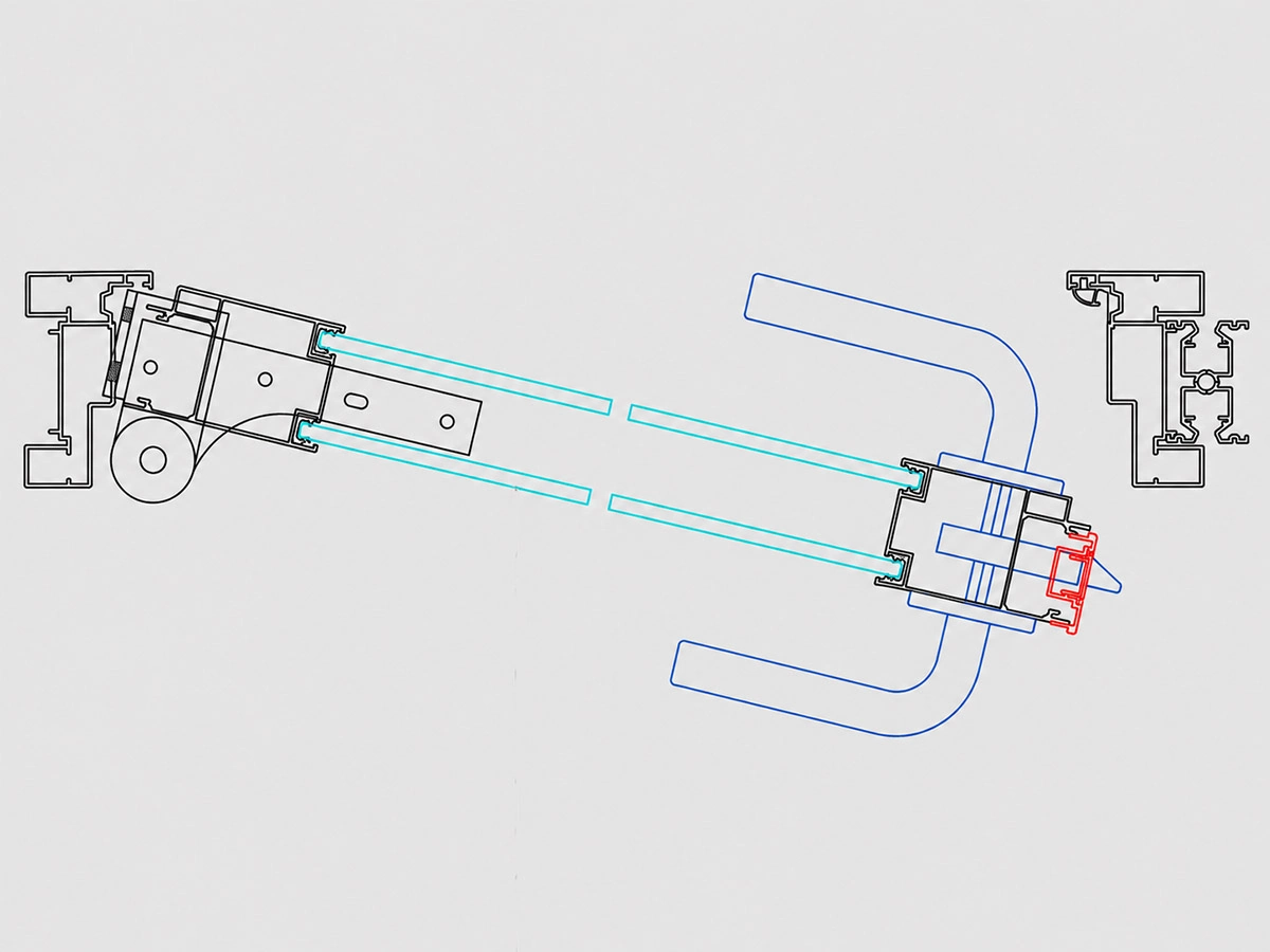 sg-86 door opening framing and connection detail