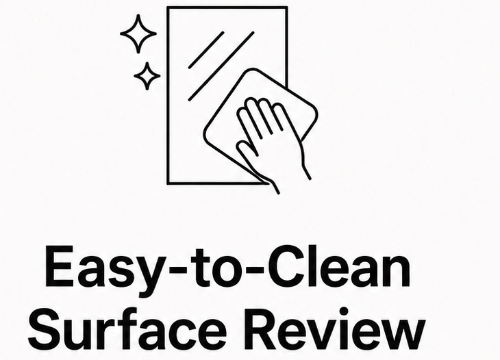 easy to clean material