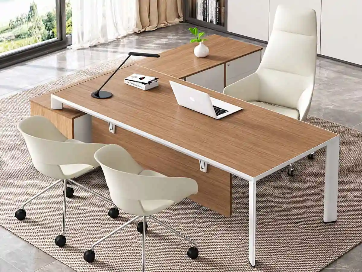 aluminium desk frame used for single and manager desks