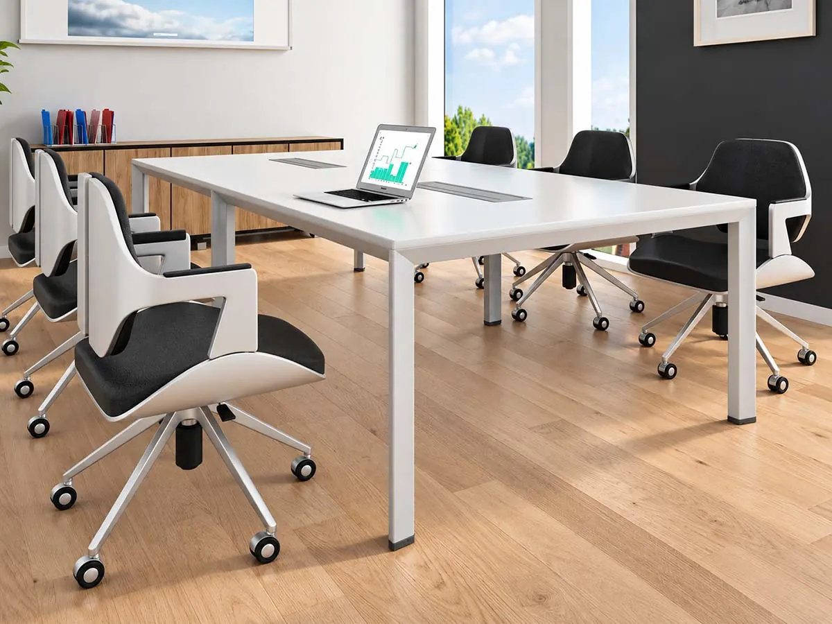 aluminium table frame used for meeting and conference tables