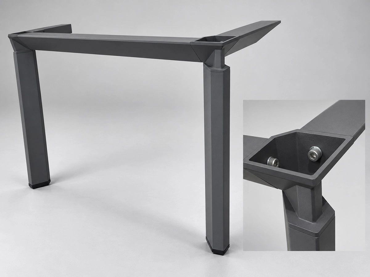 dyson aluminium leg and beam frame