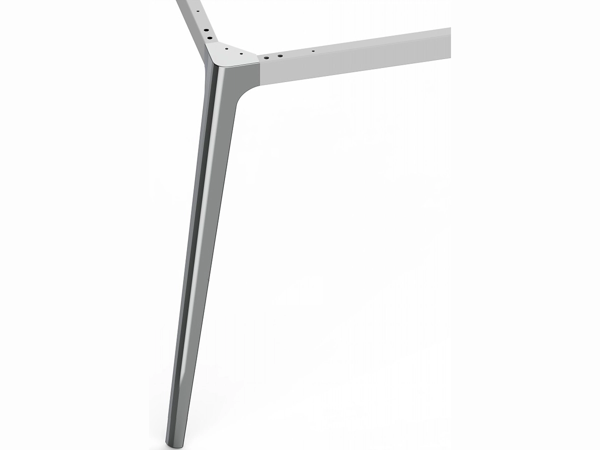 die-cast desk frame legs and base components