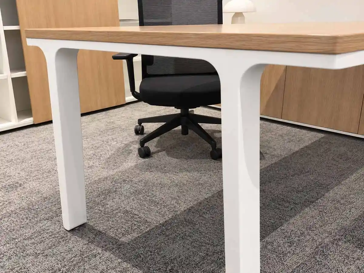 alternative meeting table leg and frame support form