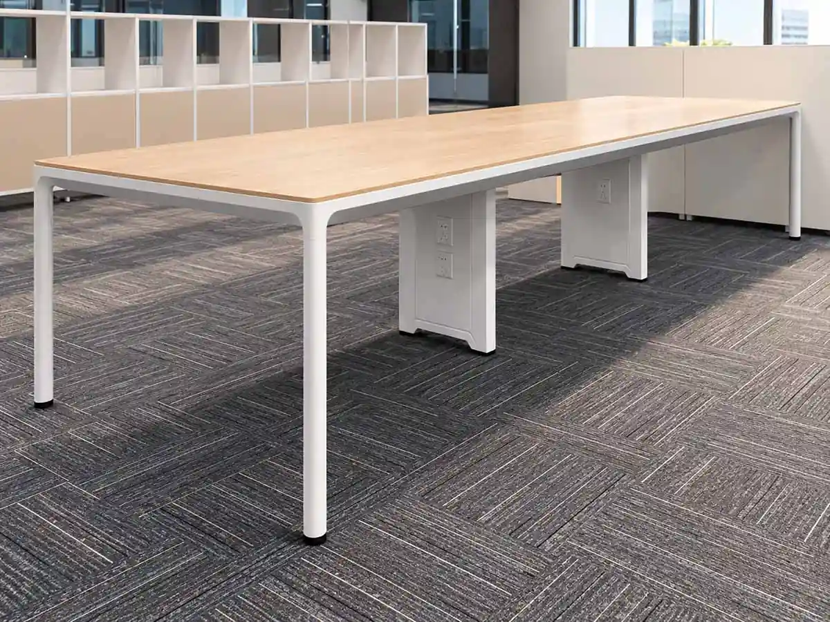 England hybrid steel and aluminium meeting and conference table frame