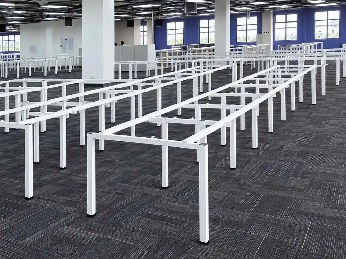 manila call center workstation frame installation project