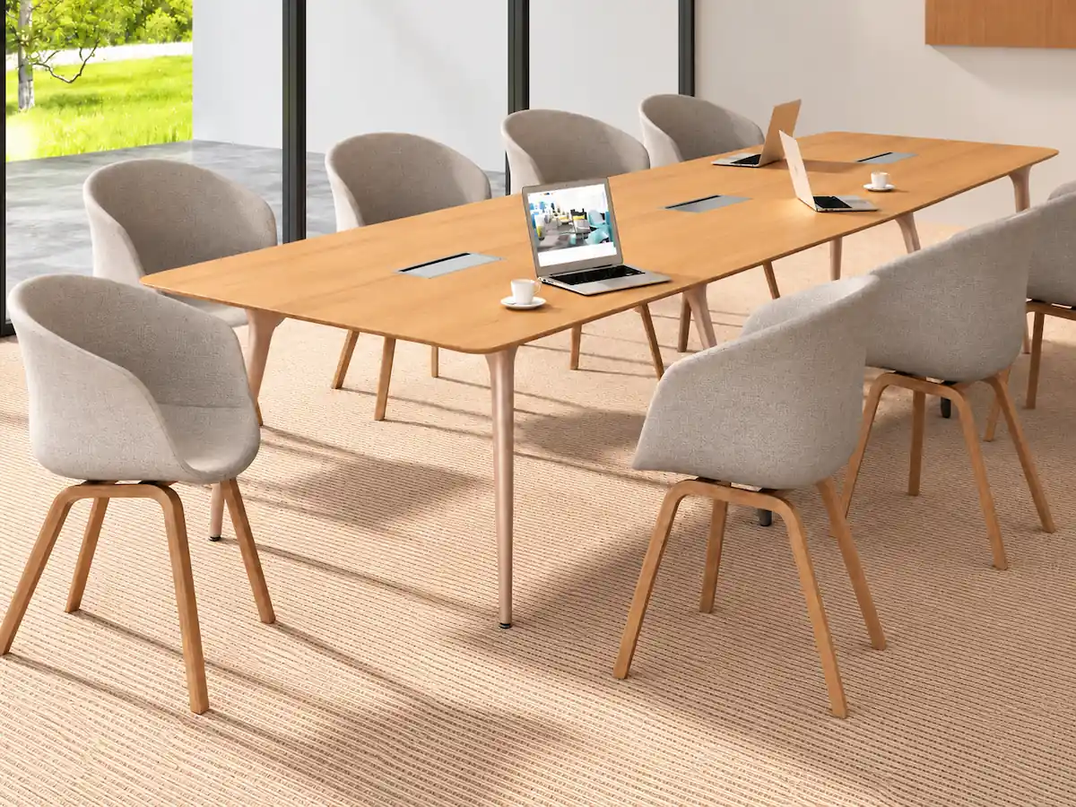 Warren die cast meeting and conference table base