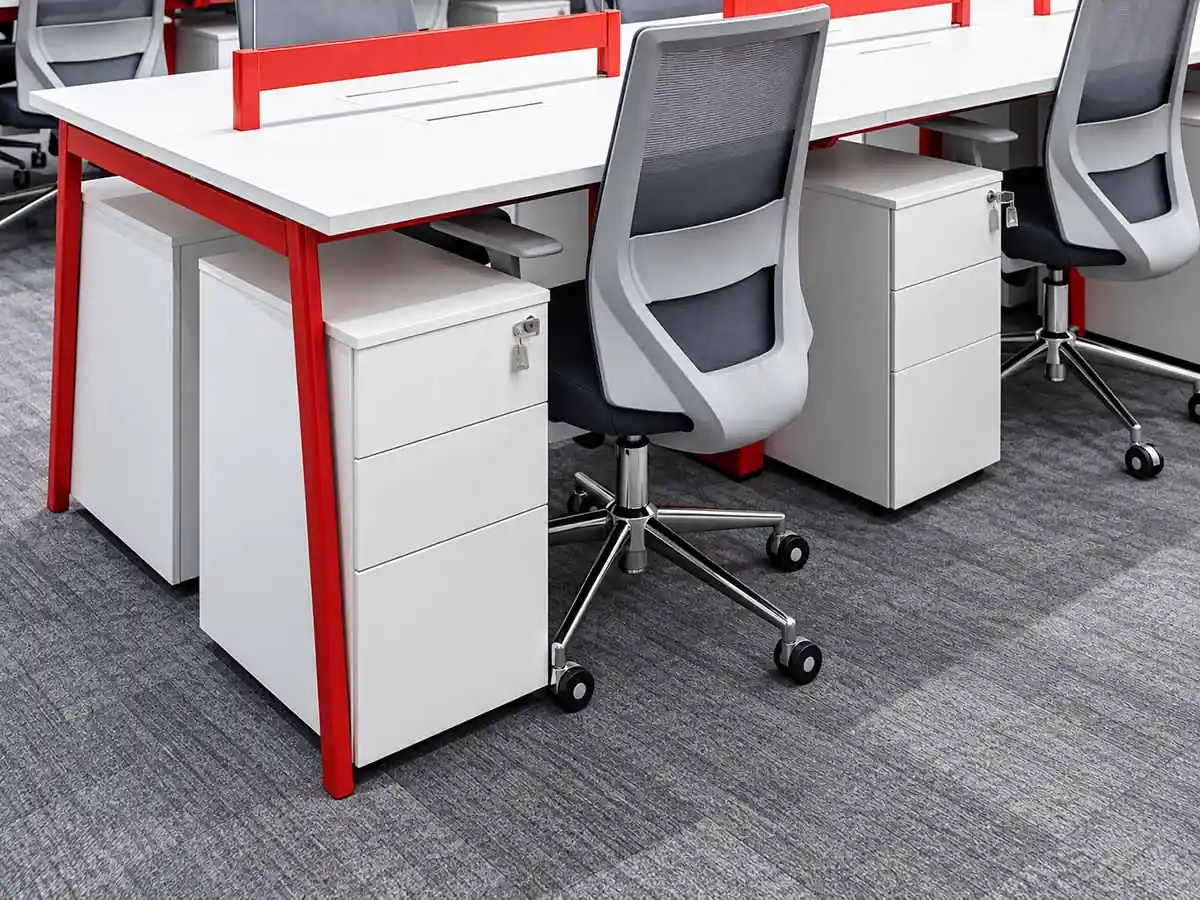 office workstation storage cabinet and mobile pedestal