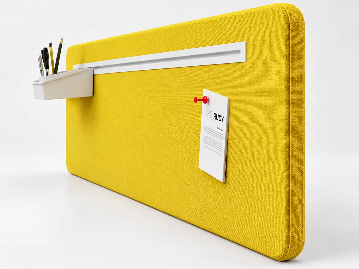 office workstation privacy screen and divider accessory