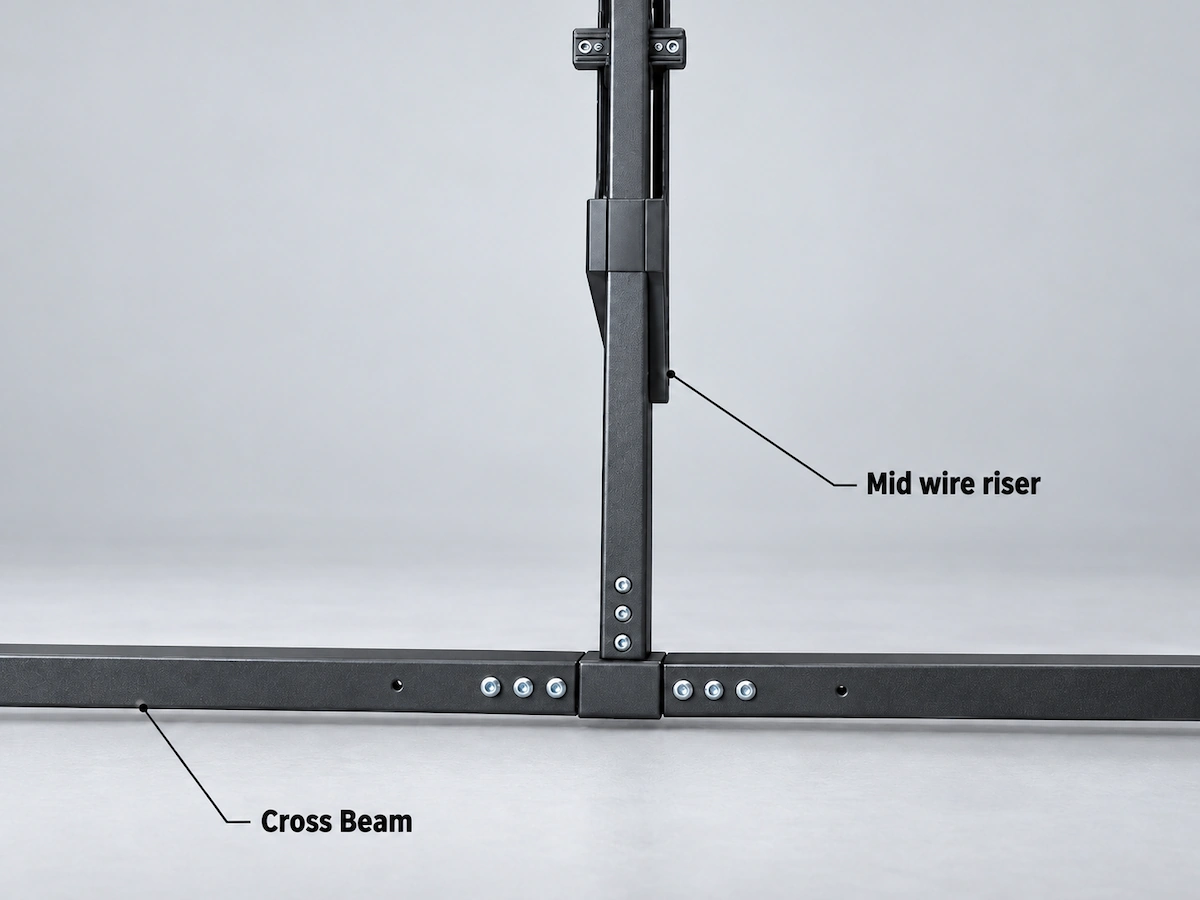 non standard desk frame connection and custom requirement review