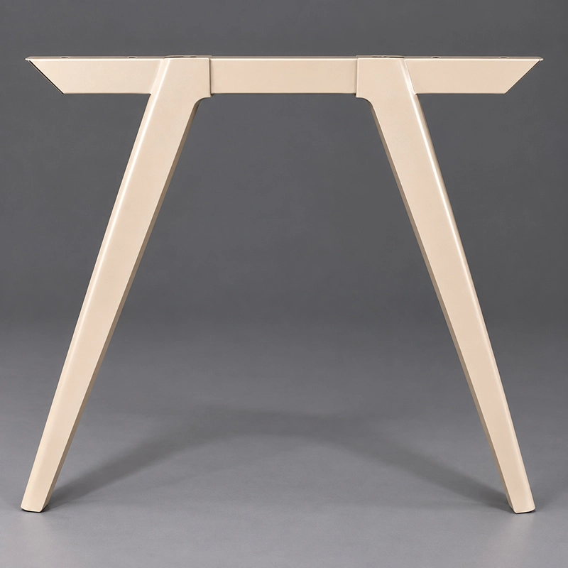 yoda formed steel slant leg desk frame