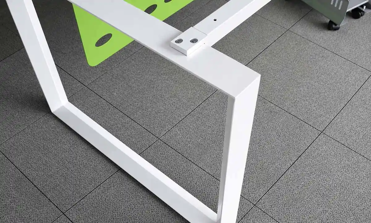 d557 profiled tube steel desk frame