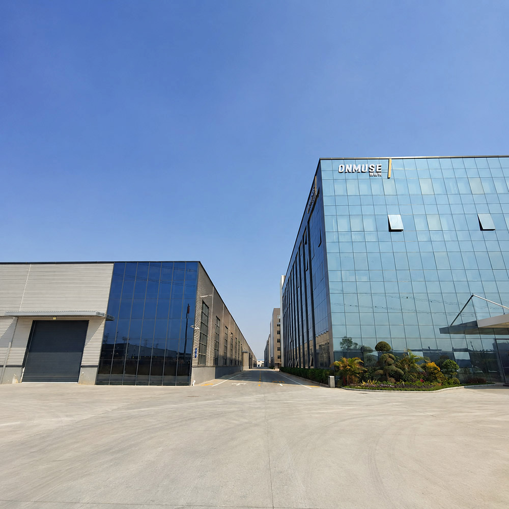 onmuse office furniture manufacturing facility exterior in china