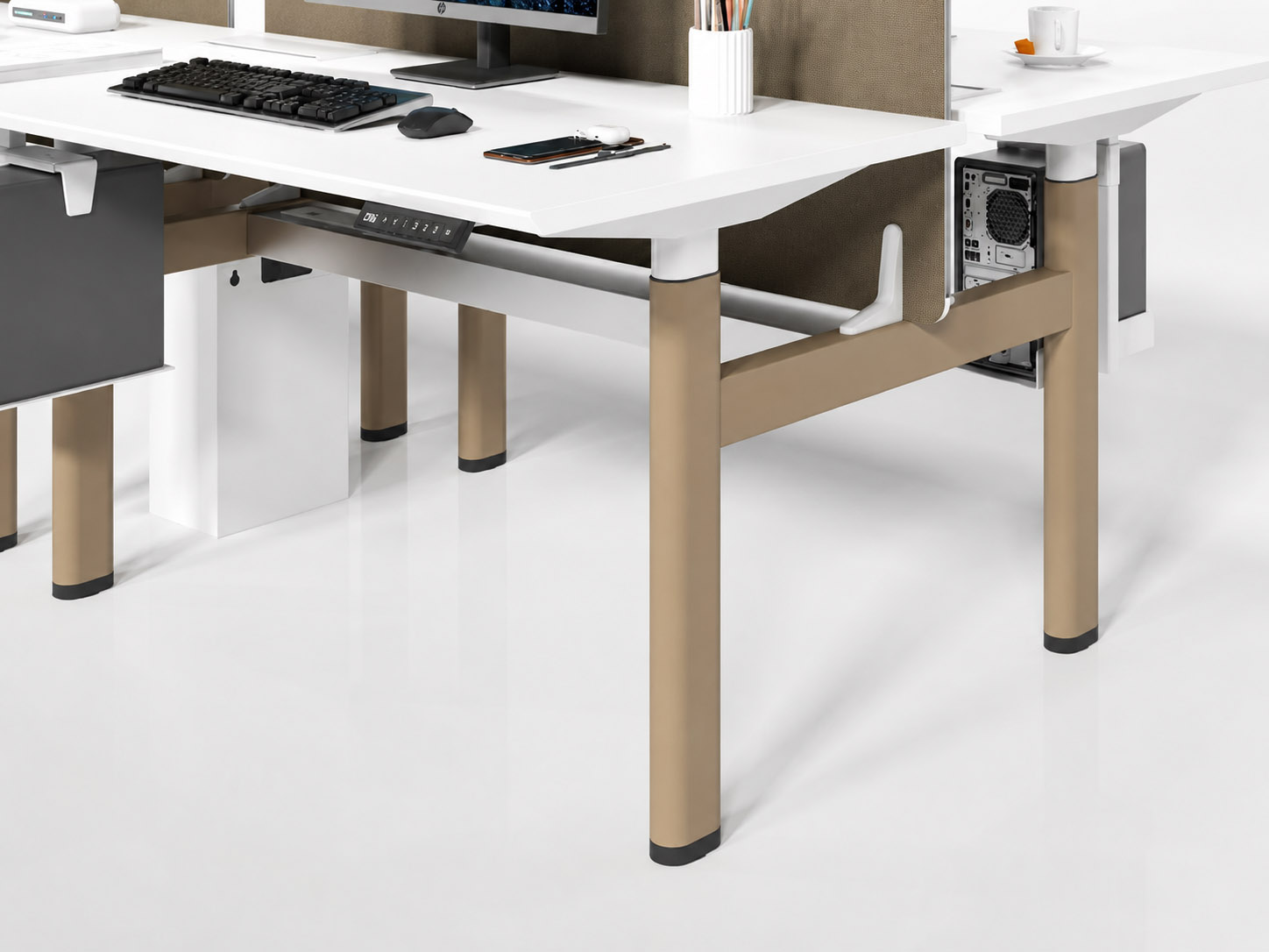 owen 2 stage standard height adjustable desk configuration