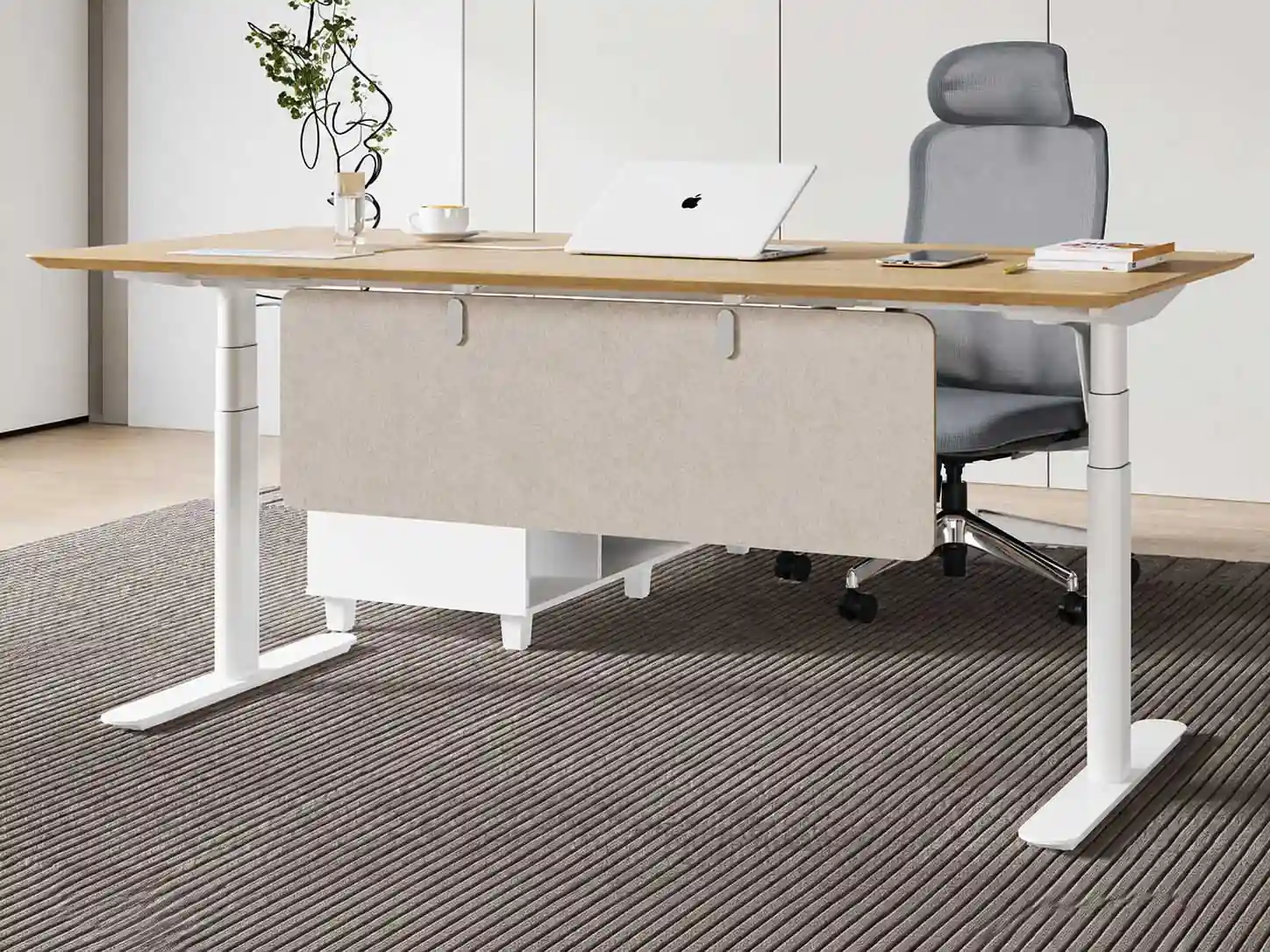 owen 3 stage standard height adjustable desk configuration
