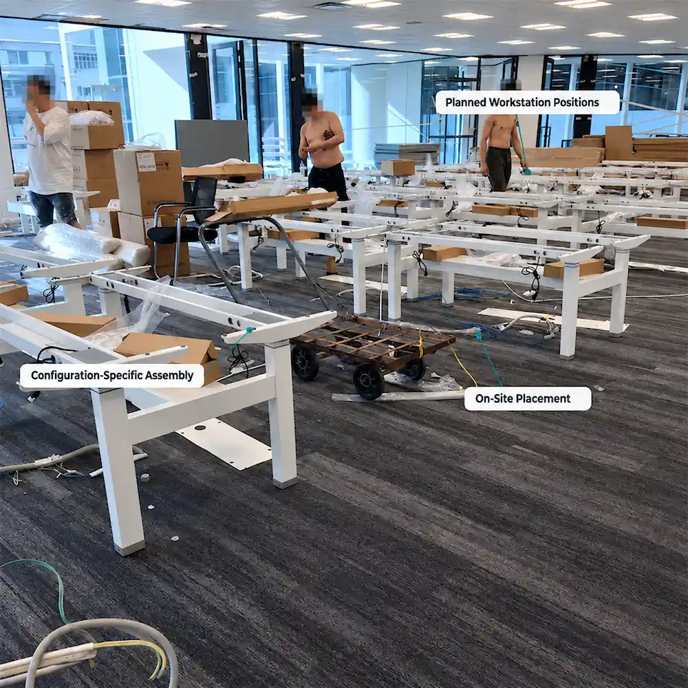Height Adjustable Workstations and Benching