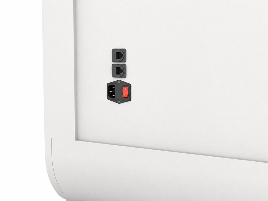 1P office pod power socket and interior charging options