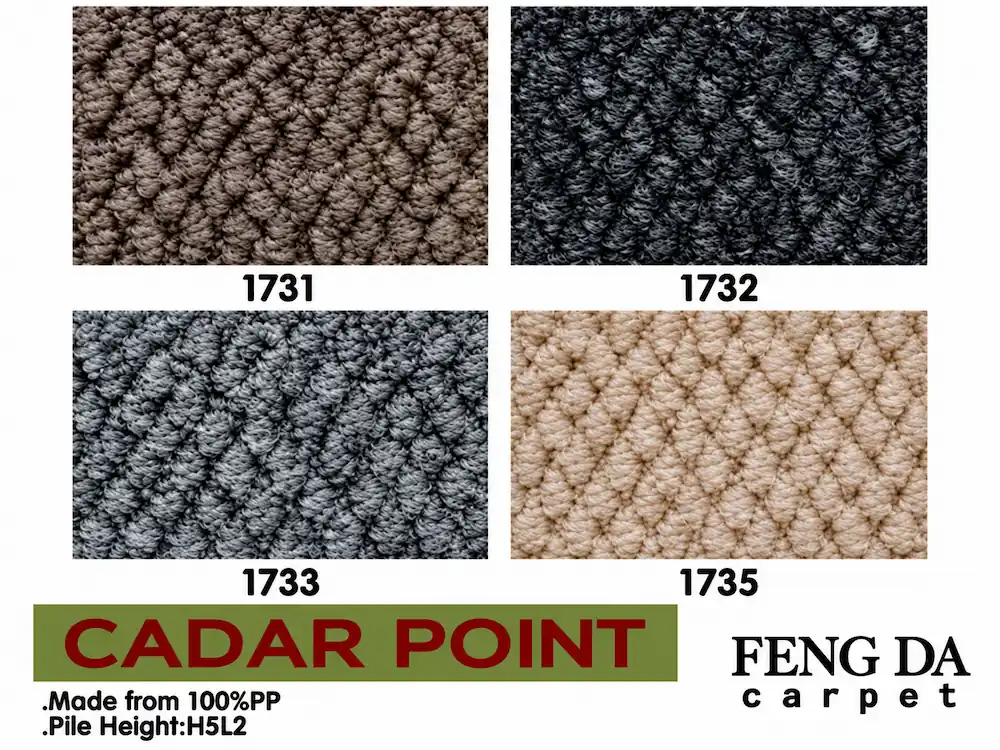 carpet color samples for 1 person office pod interior floor finish