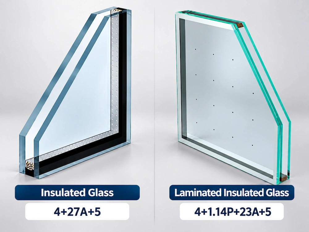 insulated and laminated insulated glass options for 1 person office pod acoustic configuration
