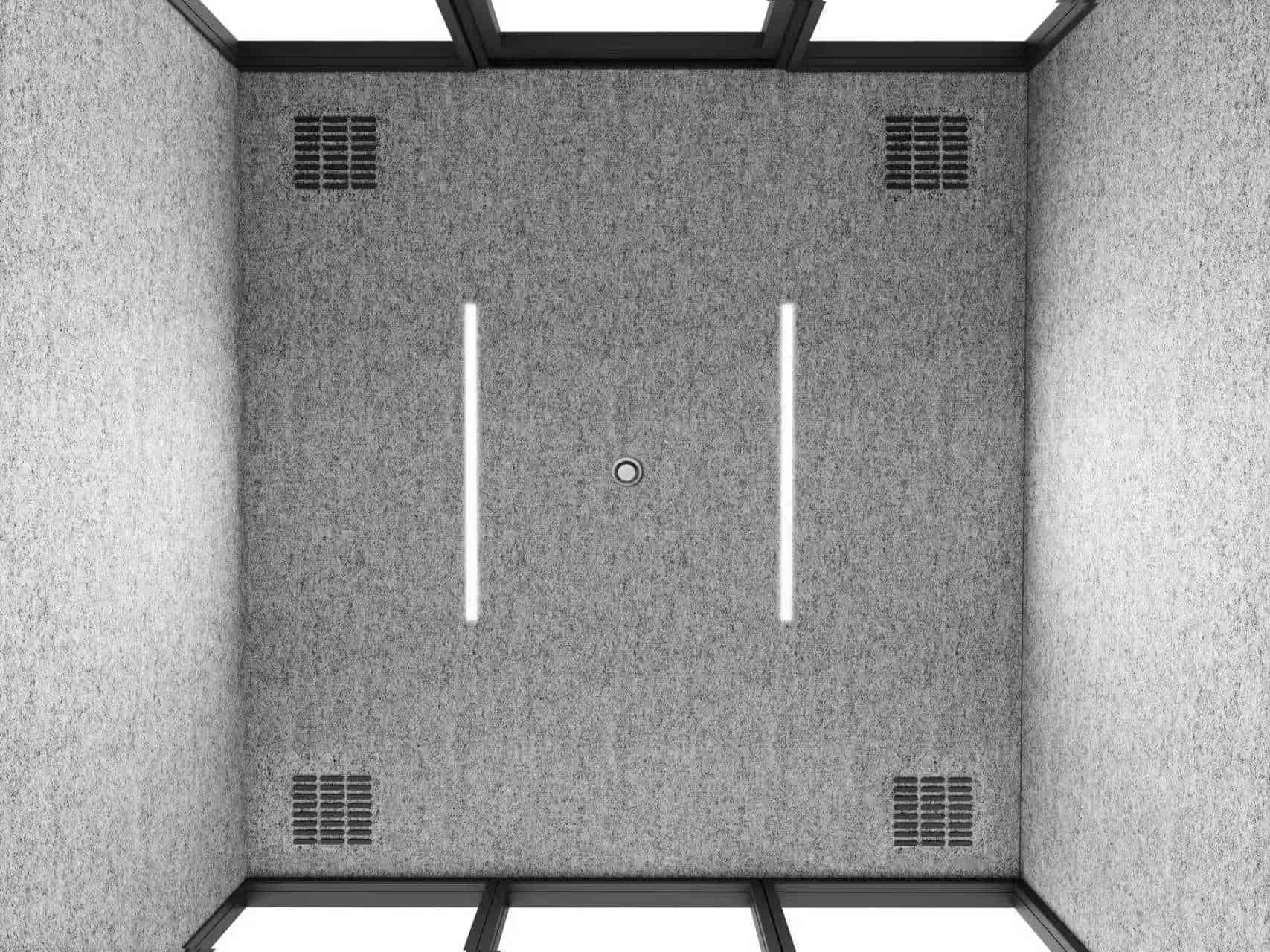 6p meeting pod ceiling light vent