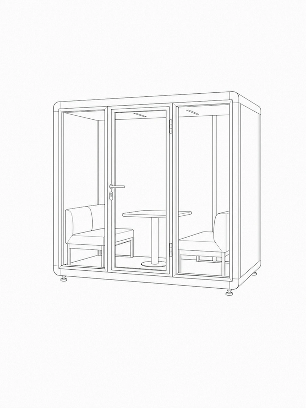 4p meeting pod for small meetings
