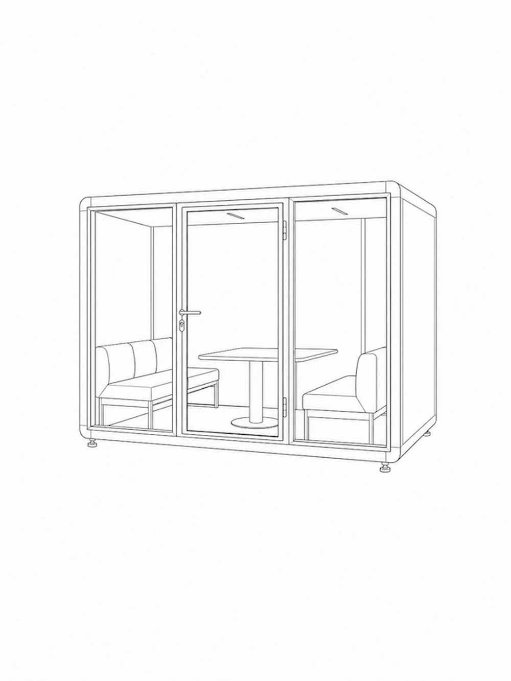 6p meeting pod for team meetings
