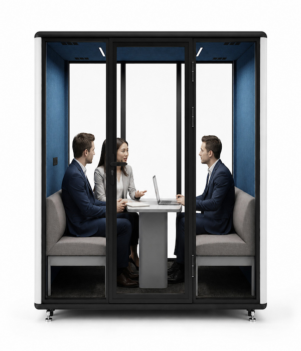 phone booth discussion