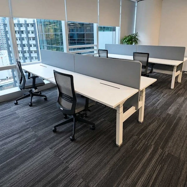 height adjustable office workstations used to record desk model control system and current state before troubleshooting