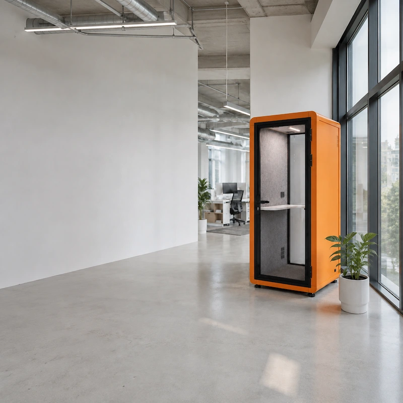1 person office phone booth with warranty maintenance guidance and spare parts support