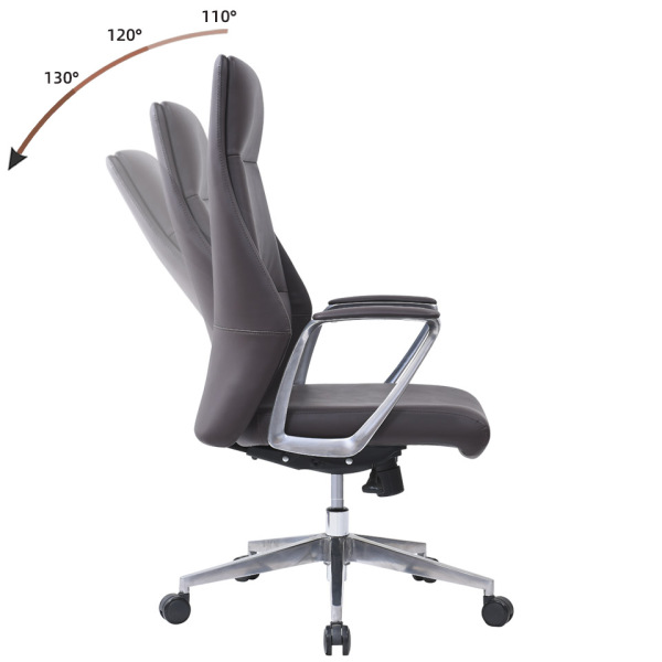 black-leather-office-chair -side-angle-picture