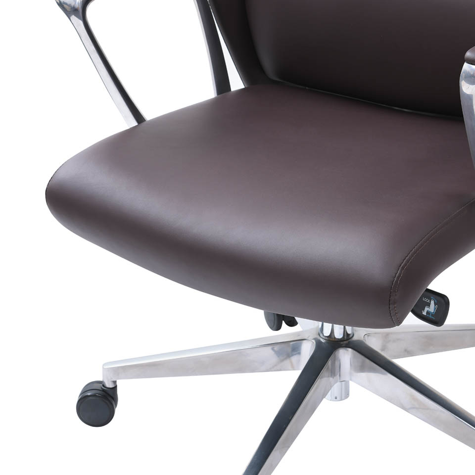 office chair seat cushion black leather