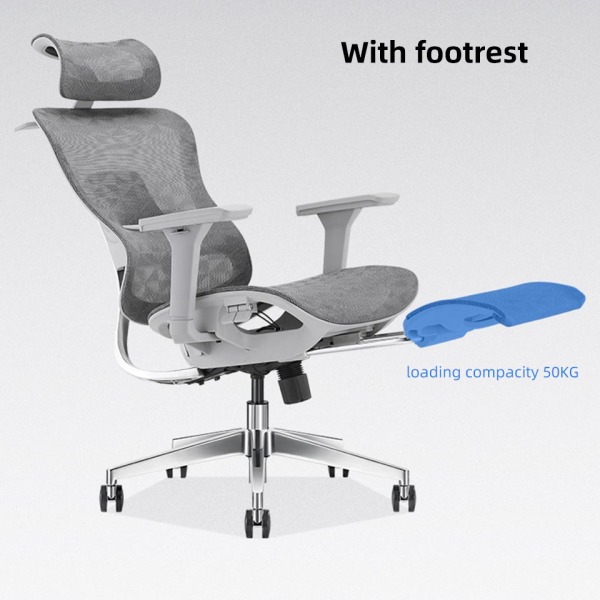 office chair with footrest,with loading compacity data