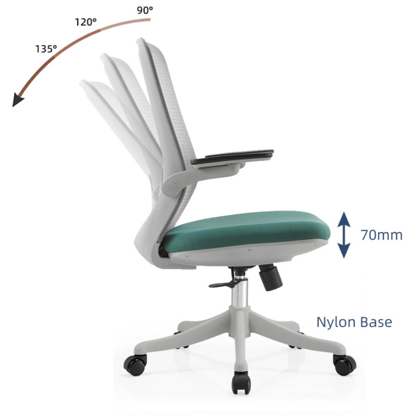 Desk,Office mesh chair&System Office Furniture_3