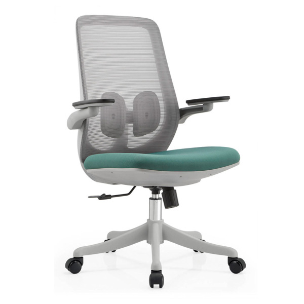 upholstered office chair front 45degree views