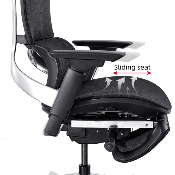 office chair with leg rest  details
