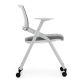 Folding office chairs/mobile and stackable chairs_3