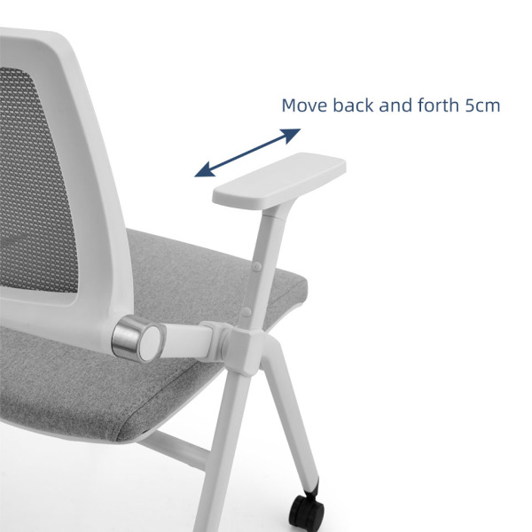 folding office chair-armrest can move back and forth 5cm