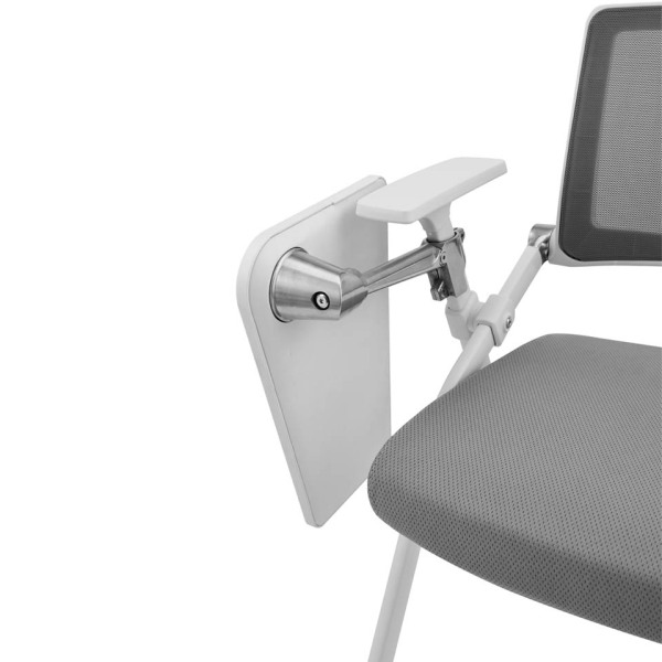 foldable office chair with writing pad